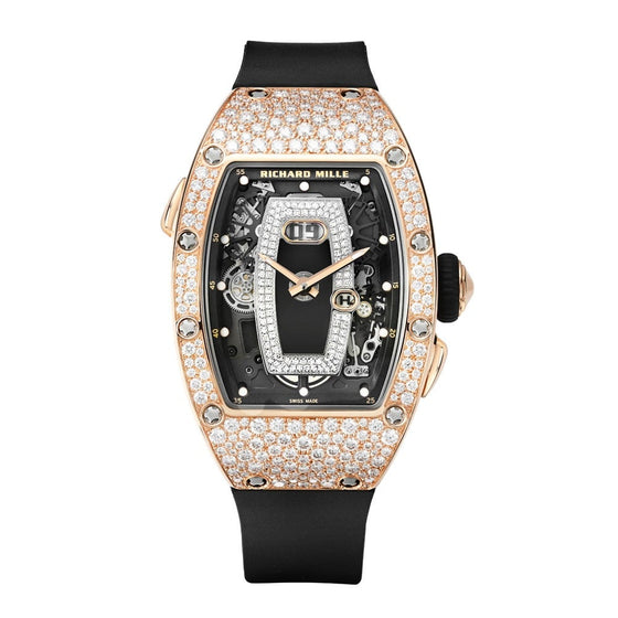 Richard Mille Lady 34 mm RM037RG Rose Gold Skeleton