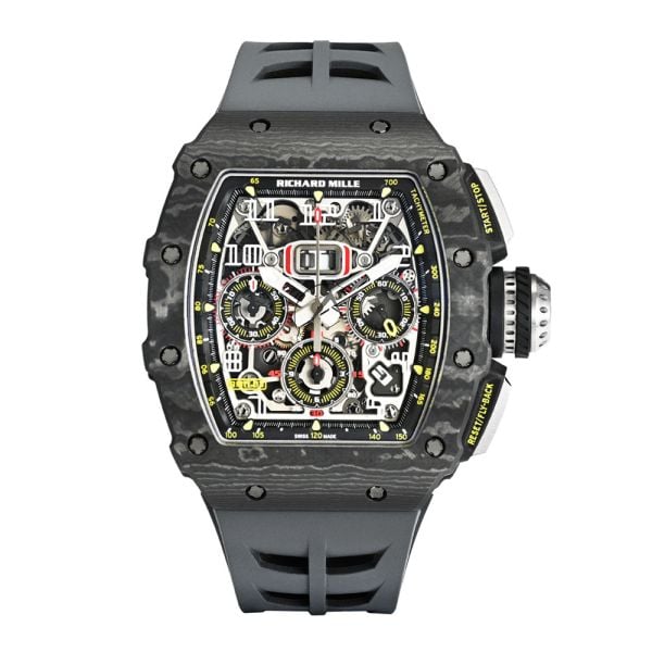 Richard Mille Automatic Mclaren 40 mm RM11-03BLKNTPT Carbon Skeleton