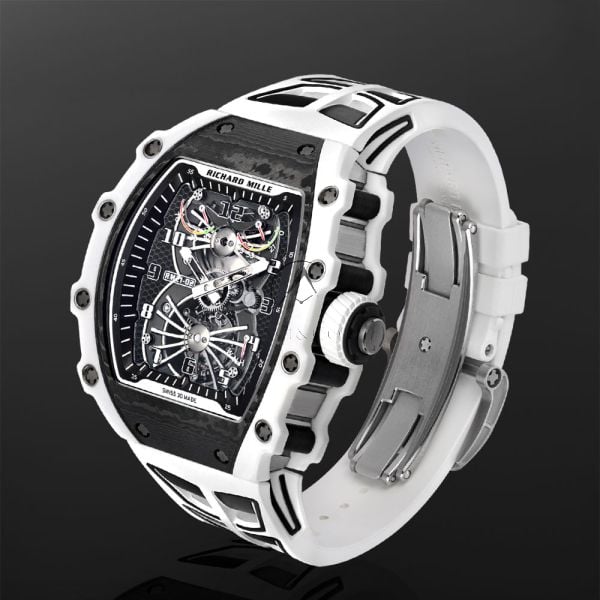 Richard Mille Manual Winding Tourbillon Aerodyne Limited Edition 40 mm RM21-02B Carbon Skeleton