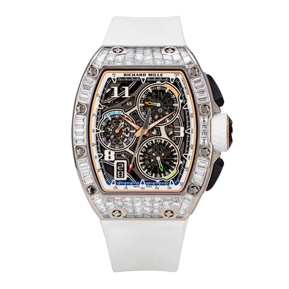 Richard Mille Automatic Flyback Chronograph 47 mm RM72-01T Titanium Luminous