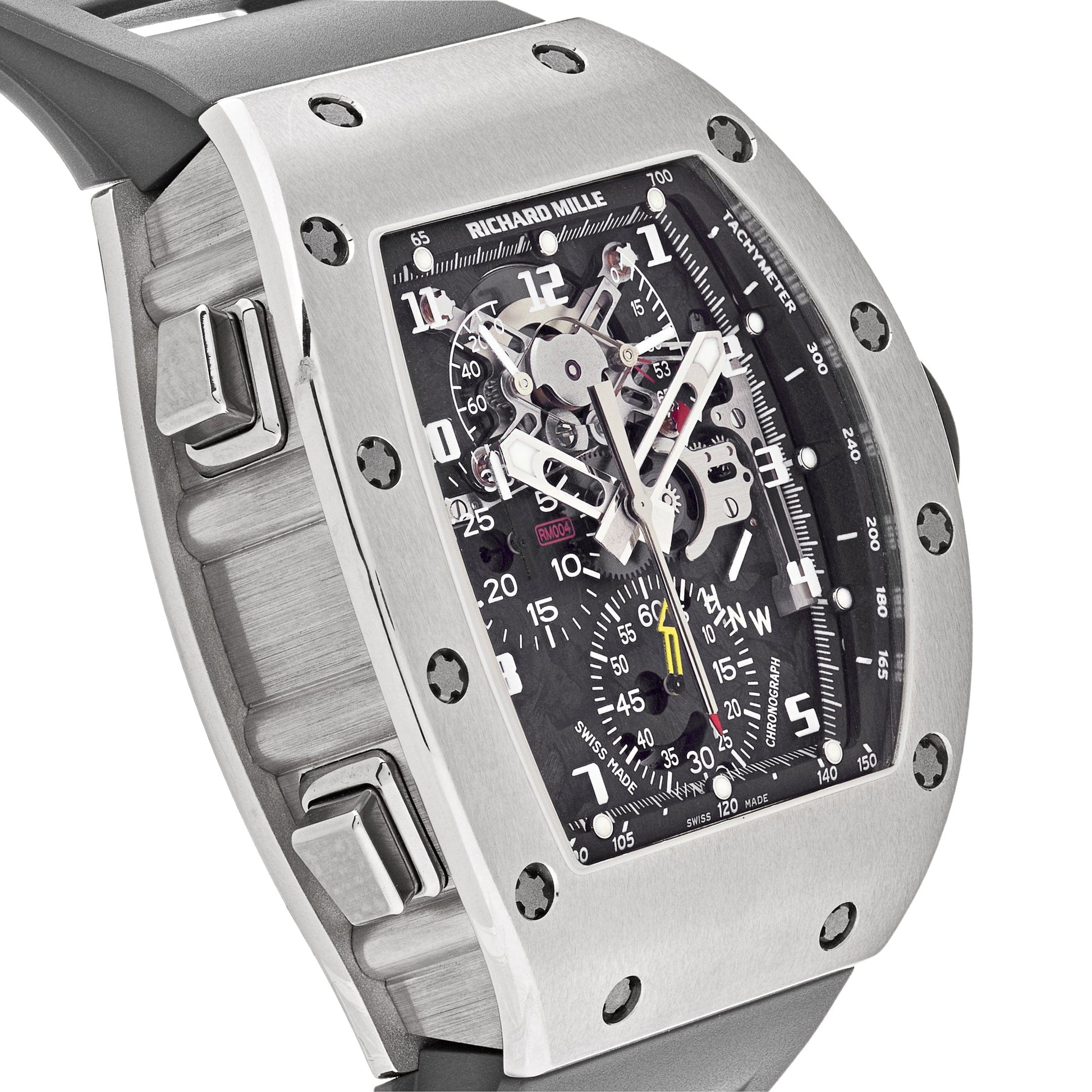 Richard Mille Split-Seconds Chronograph 48 mm RM004WG White Gold Skeleton