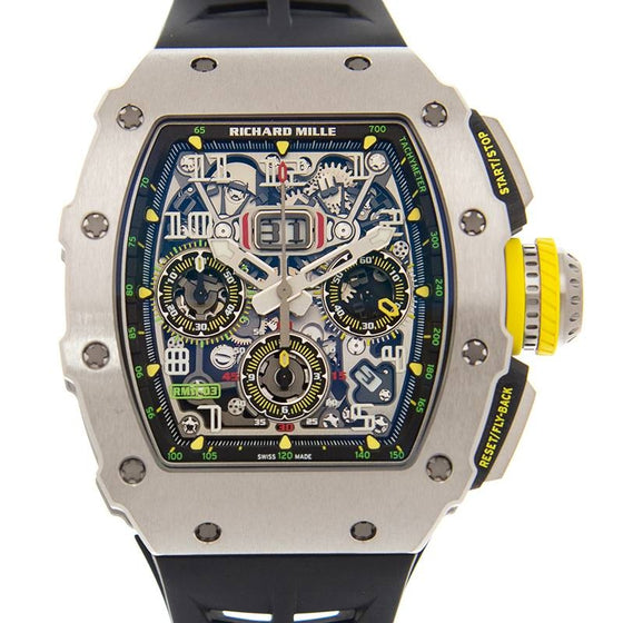 Richard Mille Automaic Winding Flyback Chronograph Titanium RM 11-03