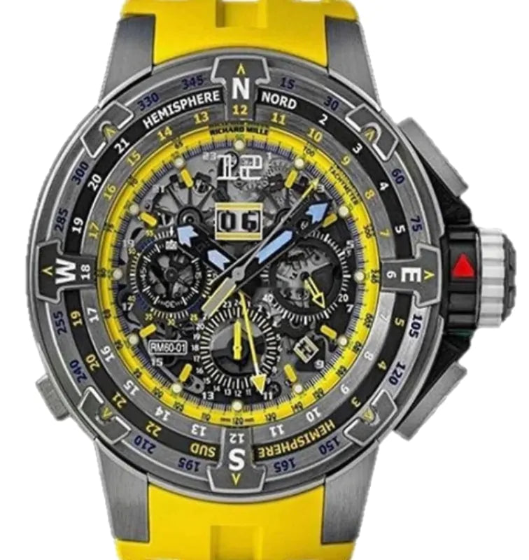 Richard Mille Automatic 50 mm RM60-01Y Titanium Skeleton