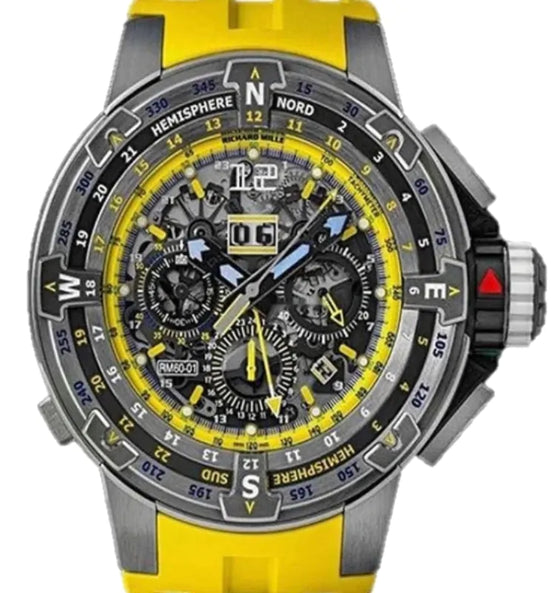 Richard Mille Automatic 50 mm RM60-01Y Titanium Skeleton