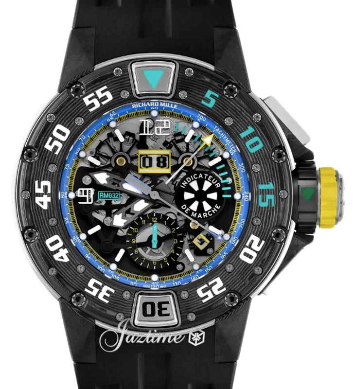 Richard Mille Automatic Winding 50 mm RM032U Titanium/Carbon Skeleton