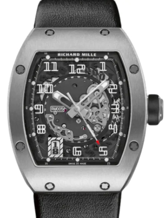 Richard Mille Automatic 2004 38 mm RM005T Titanium Skeleton