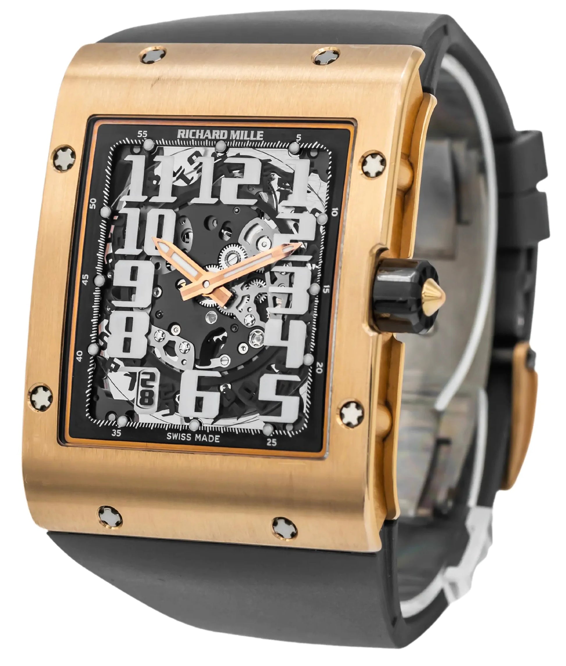 Richard Mille Automatic Winding 40 mm RM016RG Rose Gold Skeleton