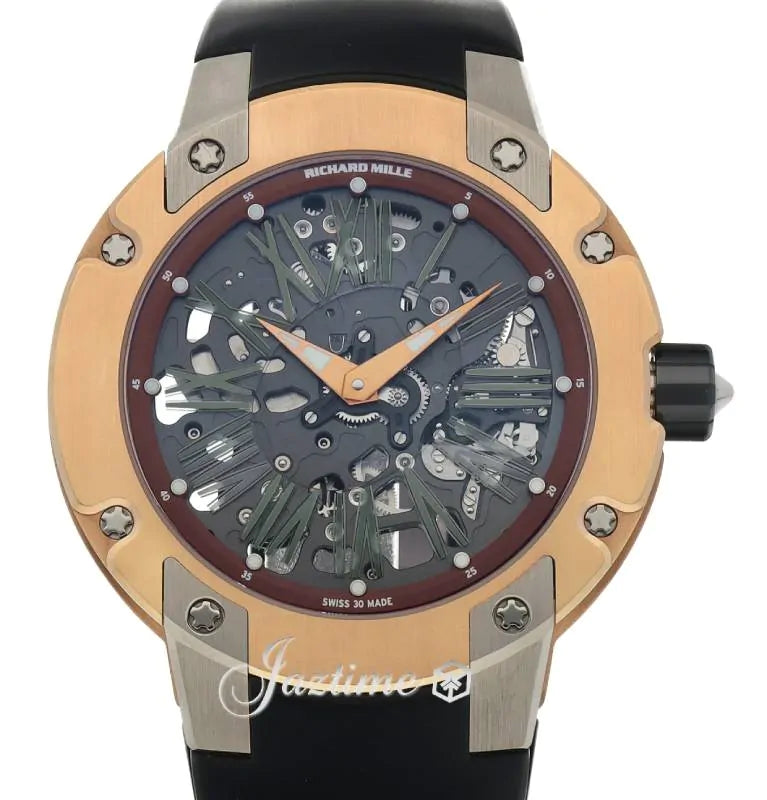 Richard Mille Automatic Winding 45.7 mm RM033RG Rose Gold Skeleton