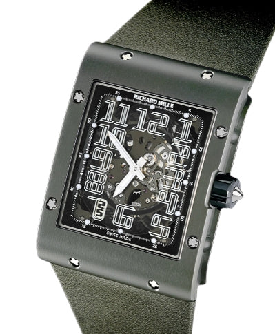 Richard Mille Automatic Winding Extra Flat Titalyt Titanium RM 016 - BRAND NEW