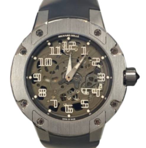 Richard Mille Automatic Winding Extra Flat Titanium Arabic RM 033