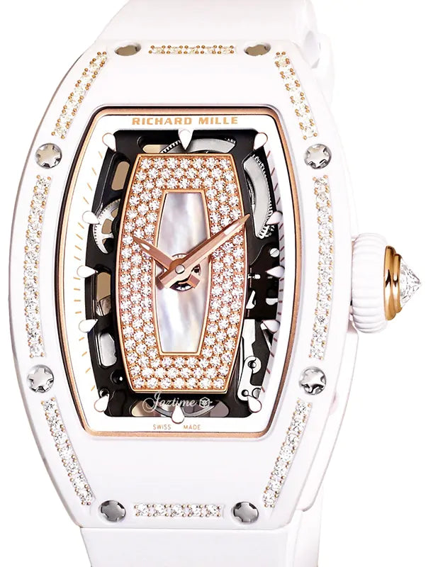 Richard Mille Automatic Winding 40 mm RM07-01WHTD Ceramic Automatic