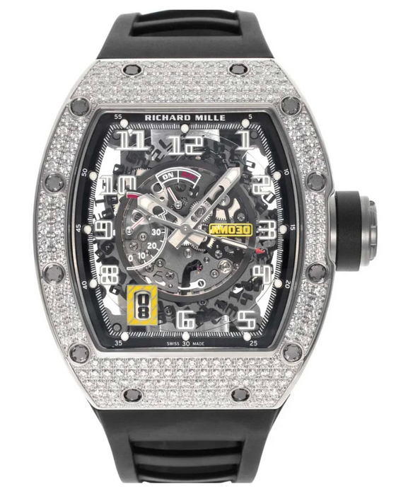 Richard Mille Declutchable Rotor White Gold Diamonds RM 030