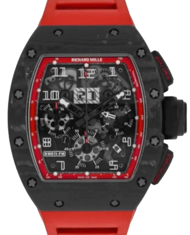 Richard Mille Felipe Massa Black Night 40 mm RM011BCAR Carbon Skeleton
