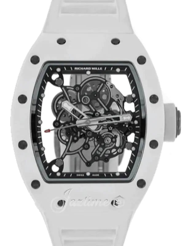 Richard Mille Manual Winding Bubba 40 mm RM055W Ceramic Luminous