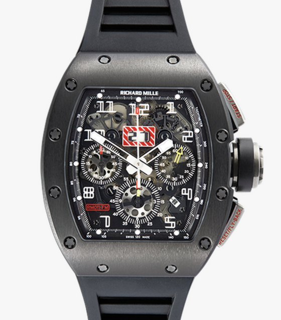 Richard Mille Flyback Chronograph DLC Titanium RM 011