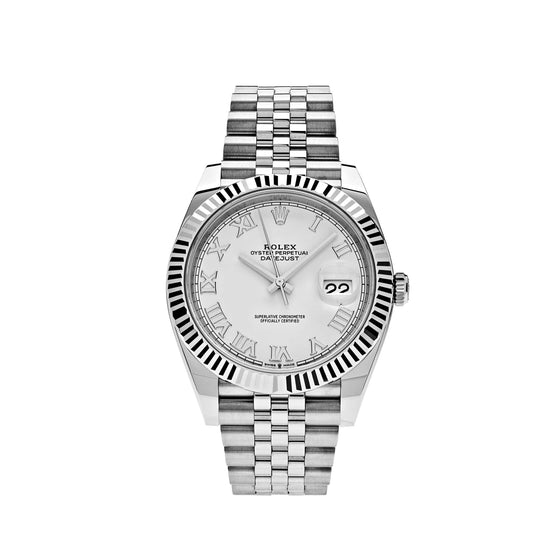 Rolex Datejust 41 41 mm 126334SSJ1 Steel/White Gold Silver