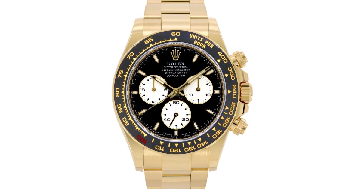 Rolex Daytona Le Mans "100th Year" Yellow Black Ceramic Bezel & Dial 126528LN