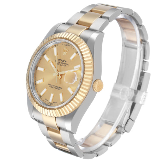 Rolex Datejust II 41 mm 116333CD1 Steel/Yellow Gold Champagne