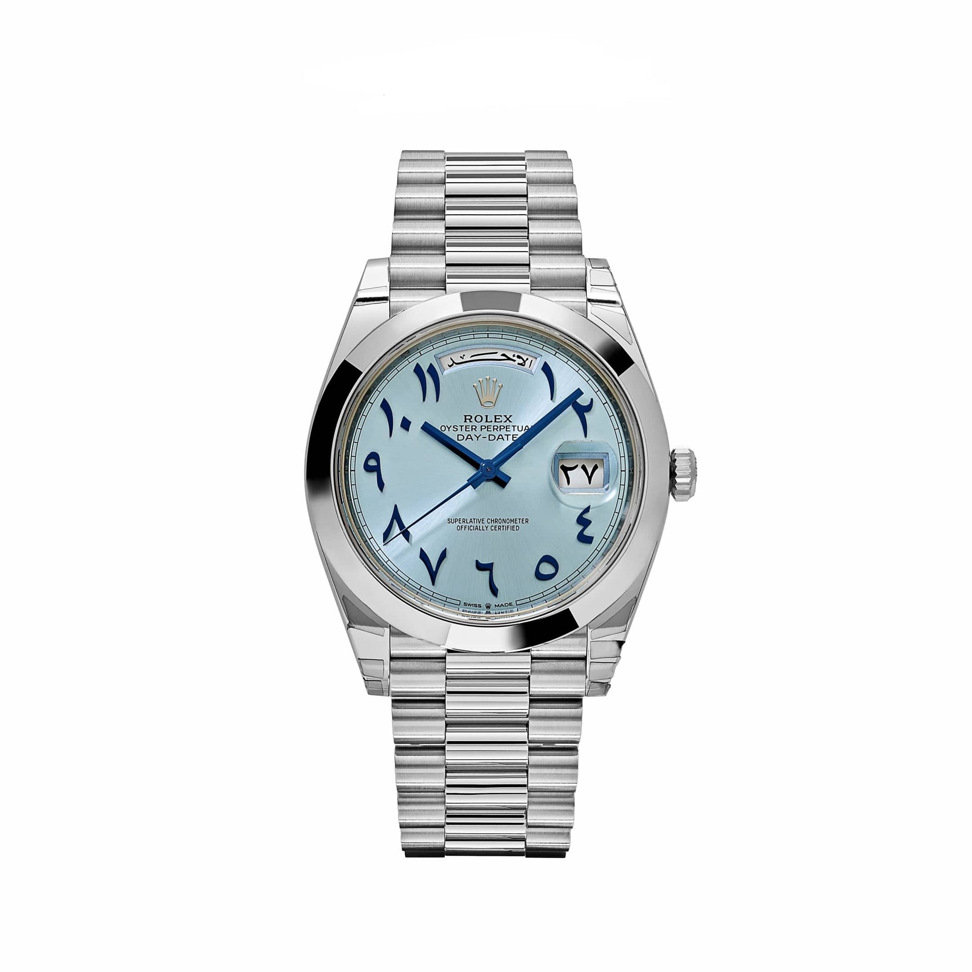 Rolex Day-Date 40 40 mm 228206ICEBDP Platinum Ice Blue