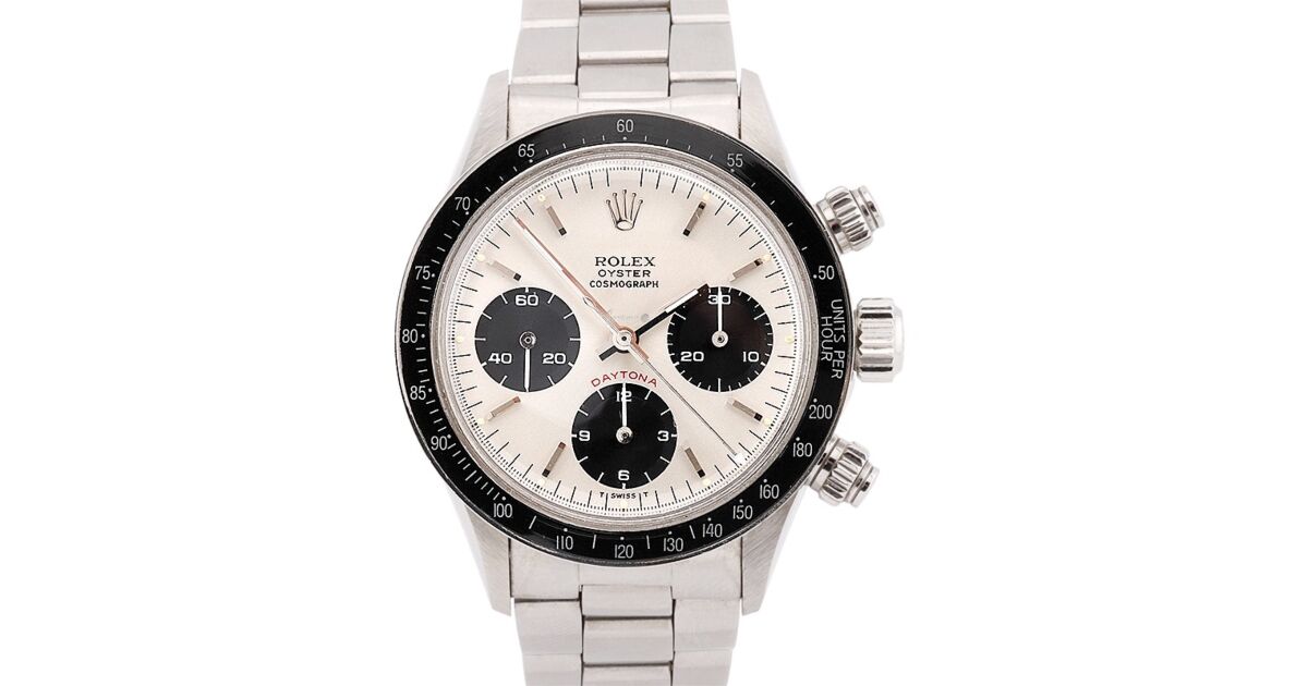 Rolex Cosmograph Daytona Vintage Steel 37mm Silver Dial 6263 - PRE OWNED