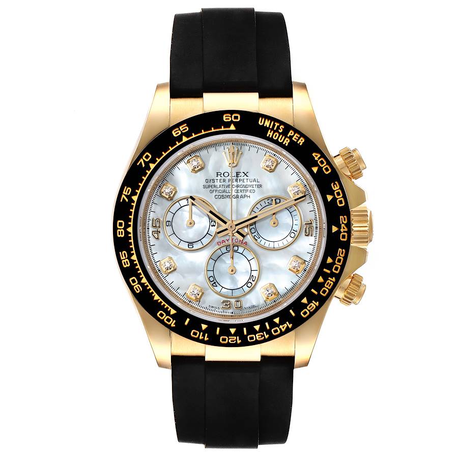Rolex Cosmograph Daytona 40 mm 116518DMOP Yellow Gold Luminous