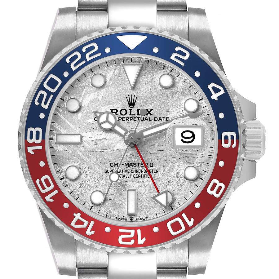 Rolex GMT-Master II 40 mm 126719BLROME1 White Gold Meteorite
