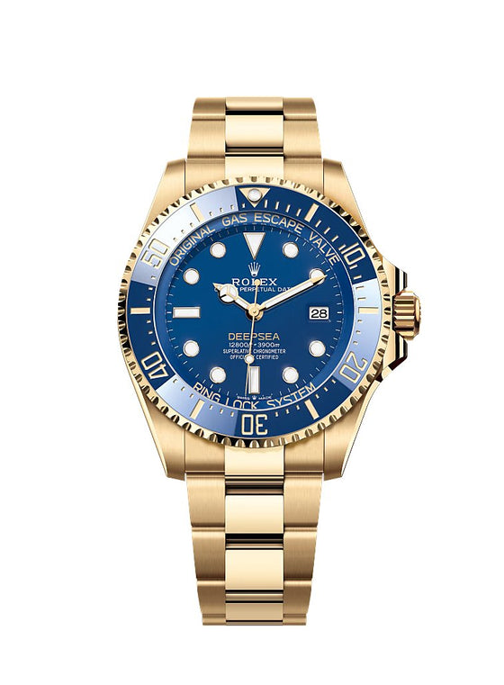 Rolex Deepsea 44 mm 136668LB Yellow Gold Blue