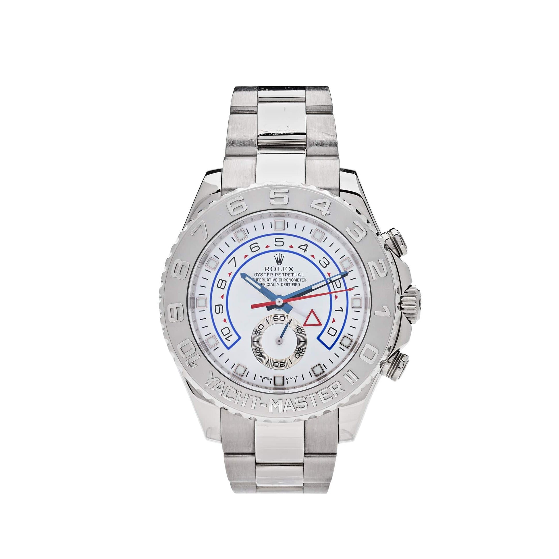 Rolex Yacht-Master II 44 mm 116689-2 White Gold/Platinum Luminous