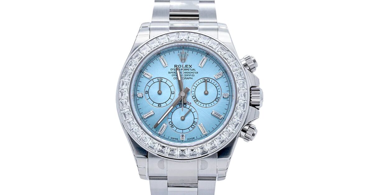 Rolex Cosmograph Daytona 40 mm 126576TBR Platinum Luminous