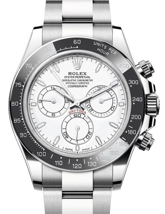 Rolex Daytona Rolesium Steel/Platinum White Enamel Dial Oyster Bracelet 126502 - BRAND NEW