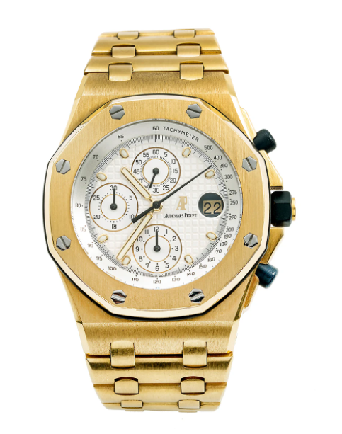 Audemars Piguet Royal Oak 42 mm 25721BA.OO.1000BA.03 Yellow Gold White