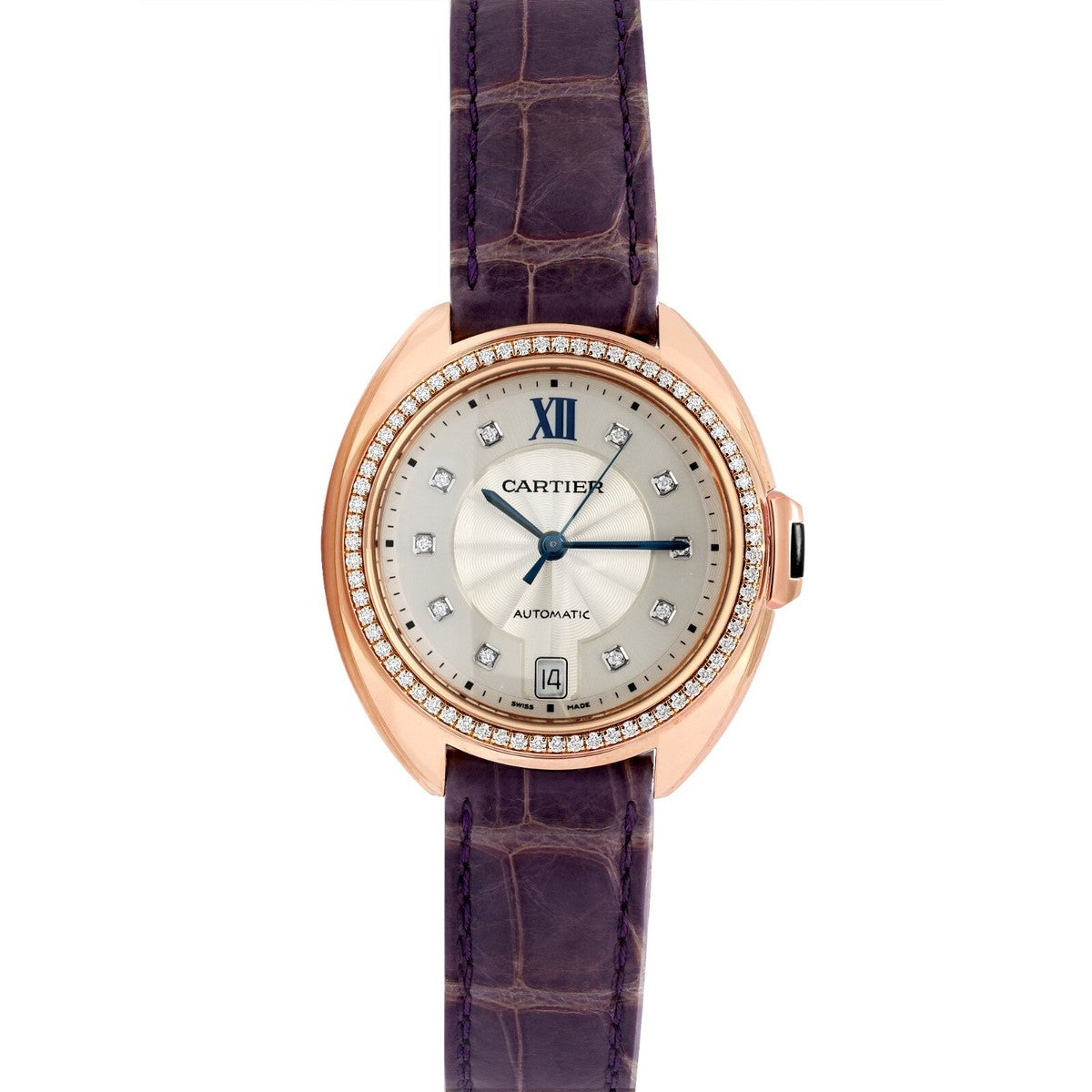 Cartier Cle De Cartier WJCL0009 Men's 40mm Diamond 18k Rose Gold BRAND NEW