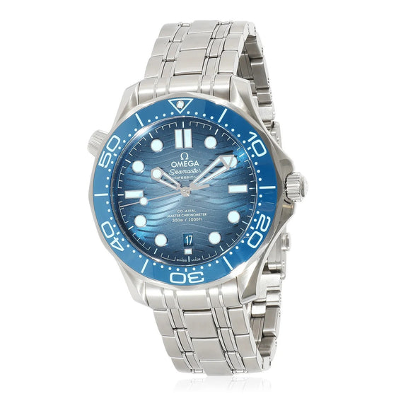 Omega Seamaster Diver 300M Co-Axial Master Chronometer 42mm Steel Summer Blue Dial 210.30.42.20.03.003 - BRAND NEW