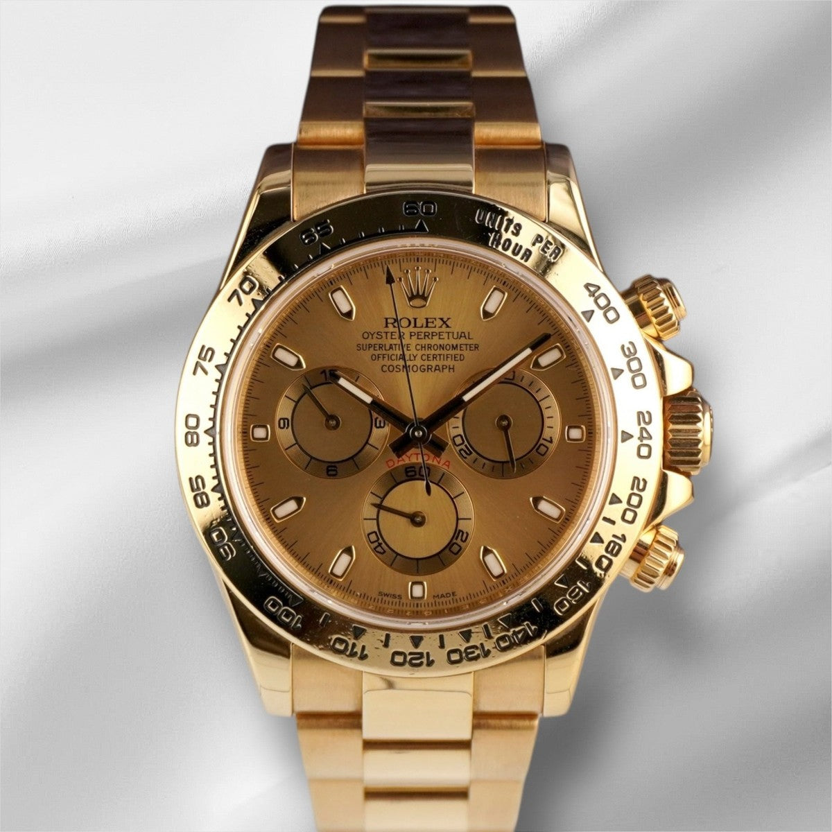 Rolex Cosmograph Daytona 40 mm 116508CB Yellow Gold Luminous