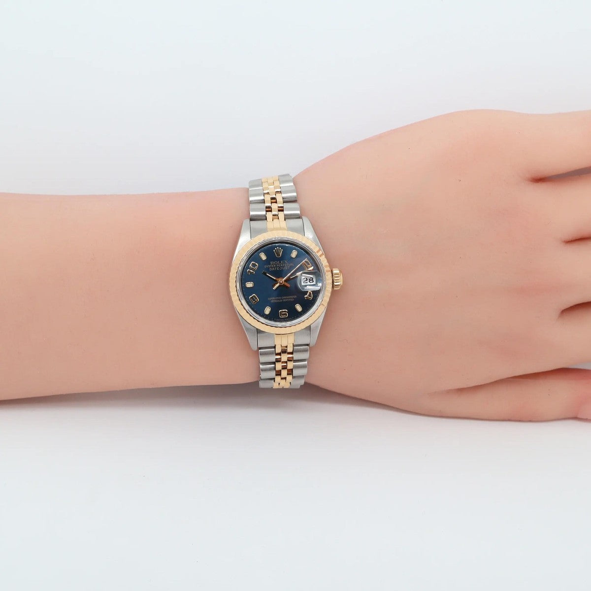 Rolex Lady-Datejust 26 26 mm 179173-BLUDO Steel/Yellow Gold Blue