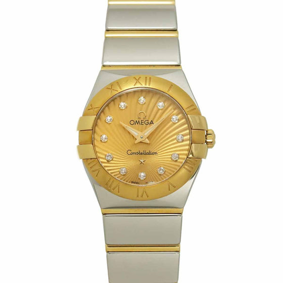 OMEGA 123.15.27.60.55.005 CONSTELLATION QUARTZ 27mm STEEL BRAND NEW
