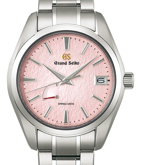 Grand Seiko Heritage Caliber 9R 20th Anniversary Titanium "Snowflake" Pink Dial SBGA497 - BRAND NEW