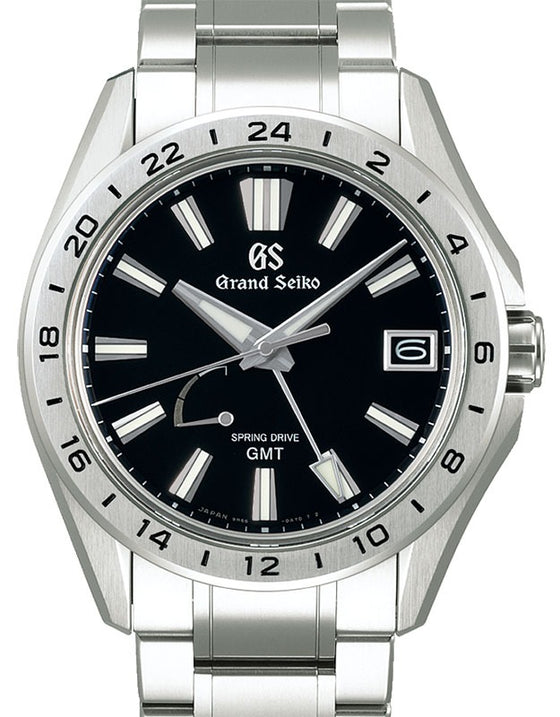 Grand Seiko Evolution 9 Spring Drive GMT Titanium Black Dial SBGE283 - BRAND NEW