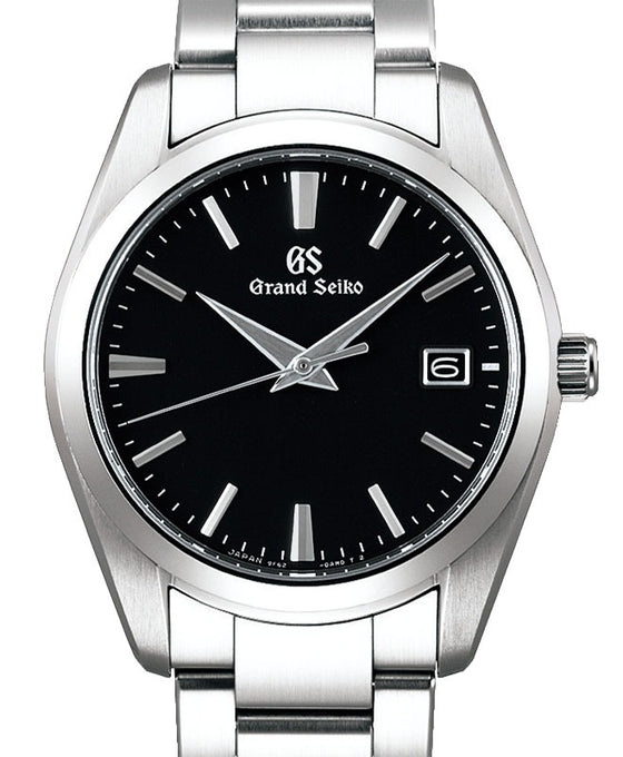 Grand Seiko Heritage 9F Quartz 37mm Steel Black Dial SBGX261 - BRAND NEW