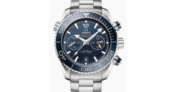 Omega Planet Ocean 600M Chronograph 45.5mm Steel Blue Dial Bracelet 215.30.46.51.03.001