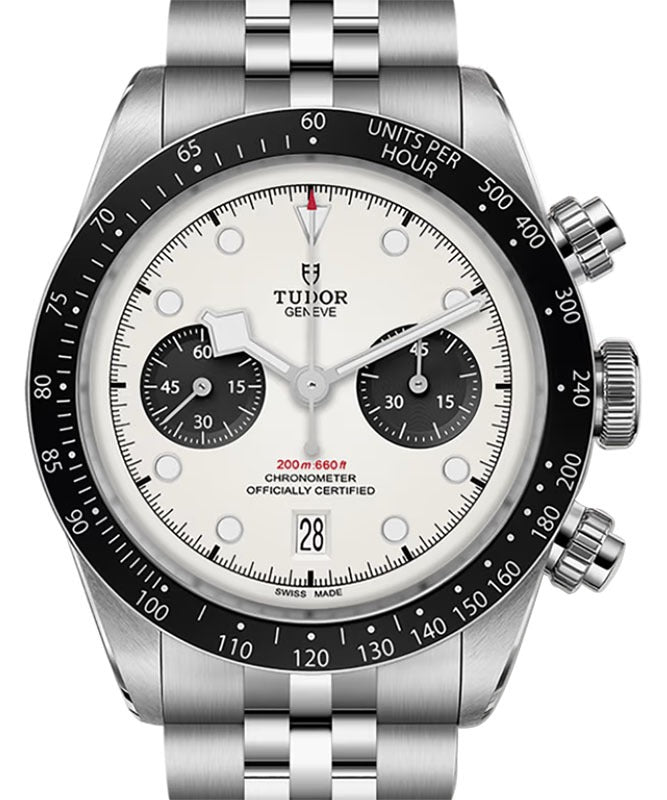 Tudor Black Bay Chrono Steel White Dial 41mm Steel Bracelet M79360N-0014