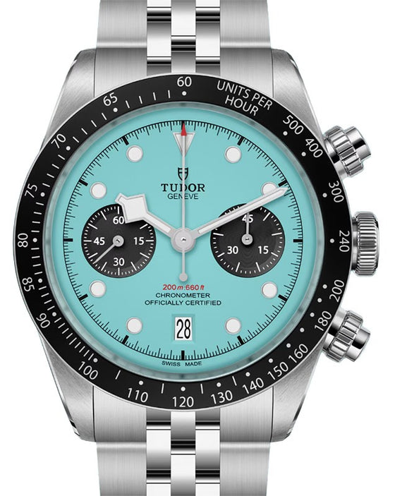 Tudor Black Bay Chrono Steel Turquoise Dial 41mm Steel Bracelet M79360N-0024