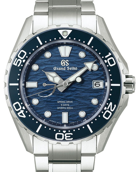 Grand Seiko Evolution 9 Spring Drive Titanium Blue Dial SLGA023 - BRAND NEW