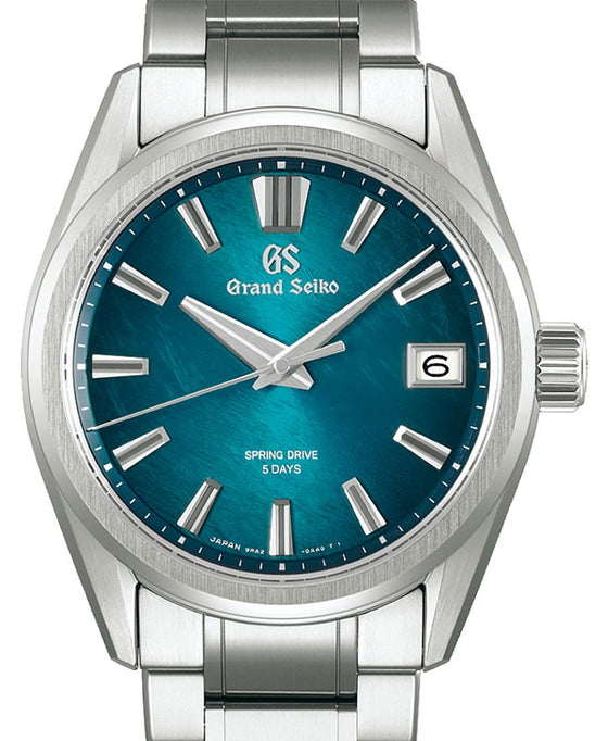 Grand Seiko Evolution 9 Spring Drive Atera Valley Titanium Blue Dial SLGA025 - BRAND NEW