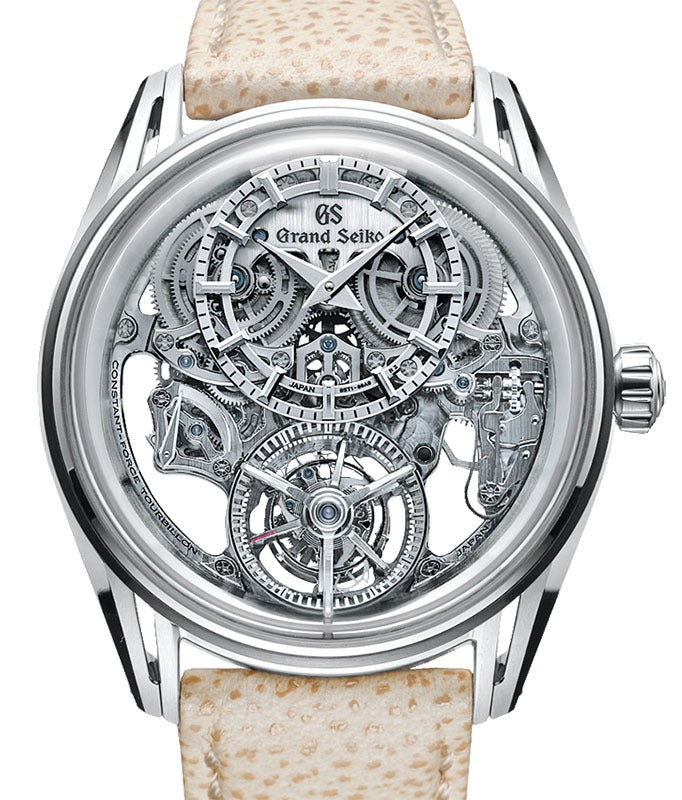 Grand Seiko Masterpiece Collection Kodo Constant-force Tourbillon Titanium and Platinum SLGT005 - BRAND NEW