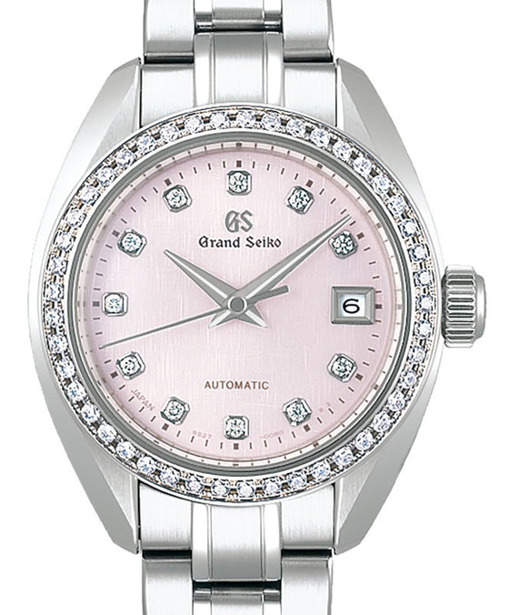 Grand Seiko Heritage Automatic 9S27 Diamond 27.9mm Steel Light Pink Dial STGK019- BRAND NEW