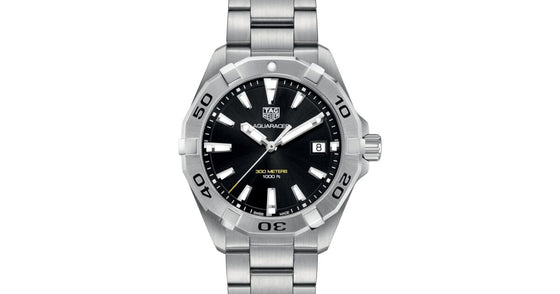Tag Heuer Aquaracer Black Index Dial Stainless Steel Bezel & Stainless Steel Bracelet WAF111Z.BA0801