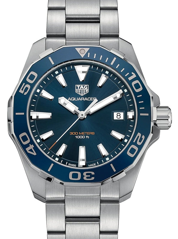 Tag Heuer Aquaracer Stainless Steel Blue Index Dial & Stainless Steel Bracelet WAY111C.BA0928 - BRAND NEW