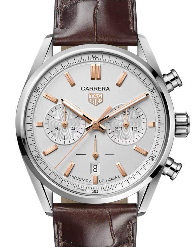 Tag Heuer Carrera Chronograph Stainless Steel 42mm White Dial CBN2013.FC6483 - BRAND NEW