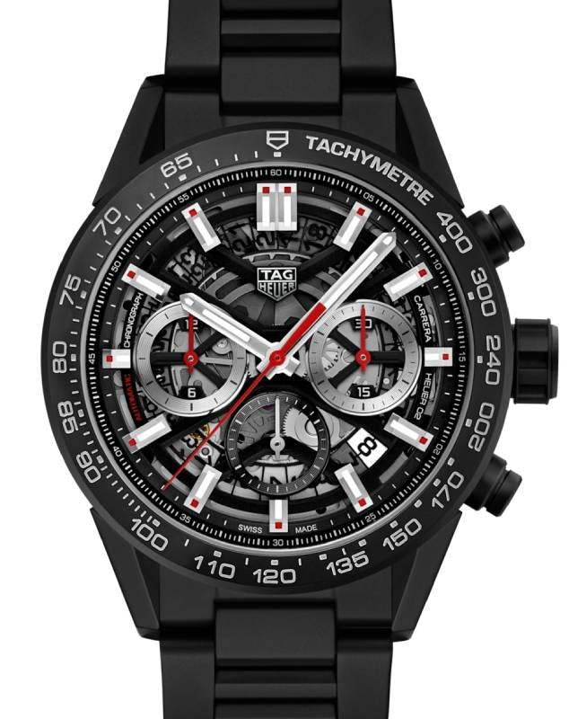 Tag Heuer Carrera Chronograph Steel/Ceramic 43mm Black Dial CBG2090.BH0661 - BRAND NEW